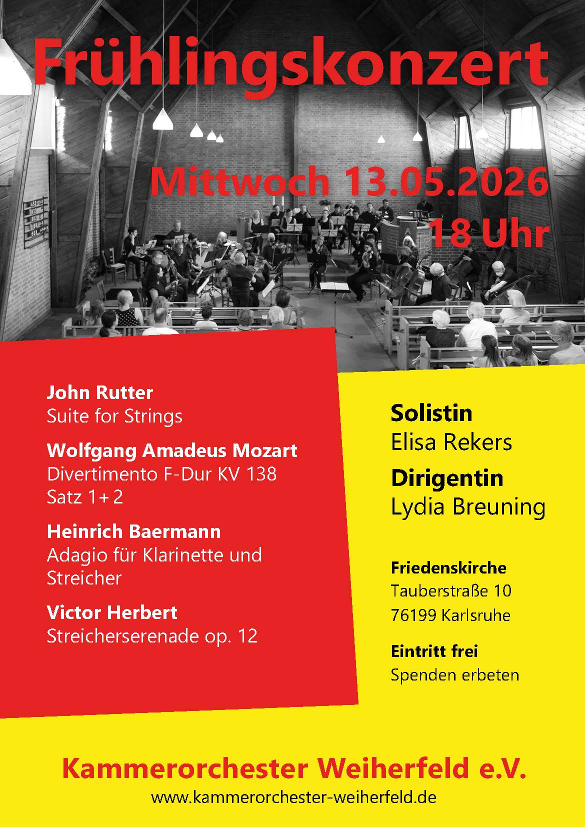 2026 Frühlingskonzert vom Kammerorchester Weiherfeld